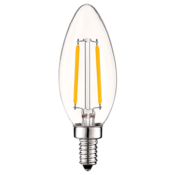 BULB - 4W LED TORP CAND 27K CLR