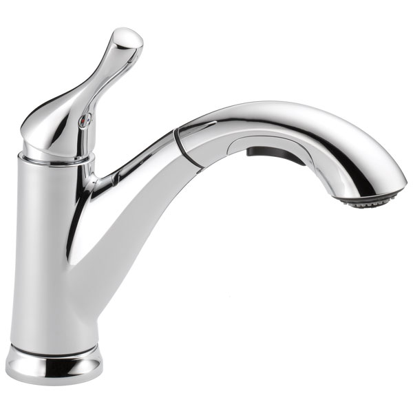 DECK FAUCET - DELTA PULL-OUT SINGLE HANDLE