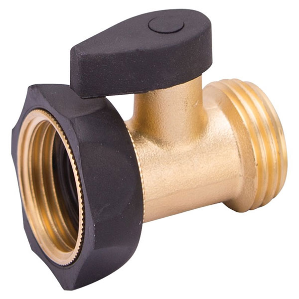 HOSE - SHUT OFF VALVE 3/4" BRASS