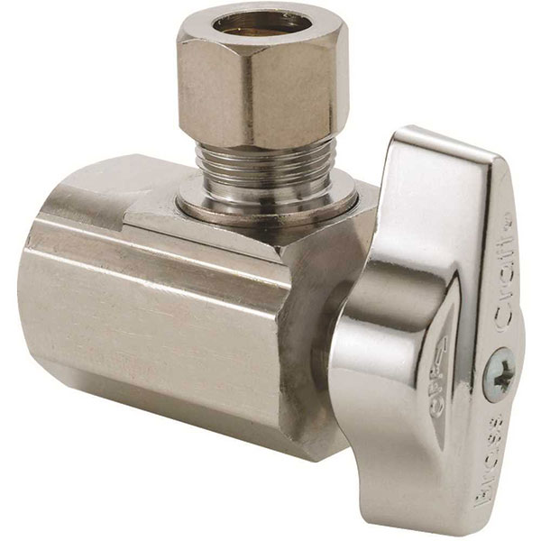 VALVE - 1/4 TURN ANGLE 3/8" OD