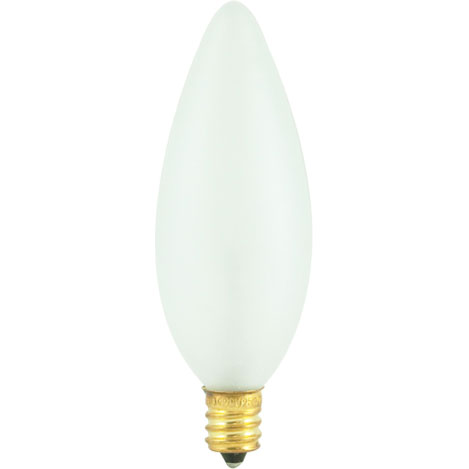 BULB - 60W TORP CANDELABRA FROST