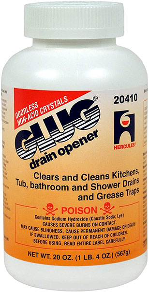 GLUG CRYSTALS - DRAIN OPENER (20 OZ.)