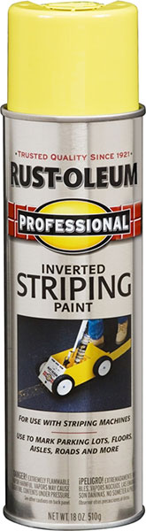 SPRAY PAINT - RUSTOLEUM YELLOW STRIPING