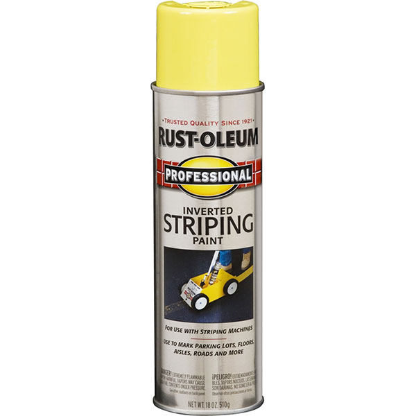 SPRAY PAINT - RUSTOLEUM YELLOW STRIPING