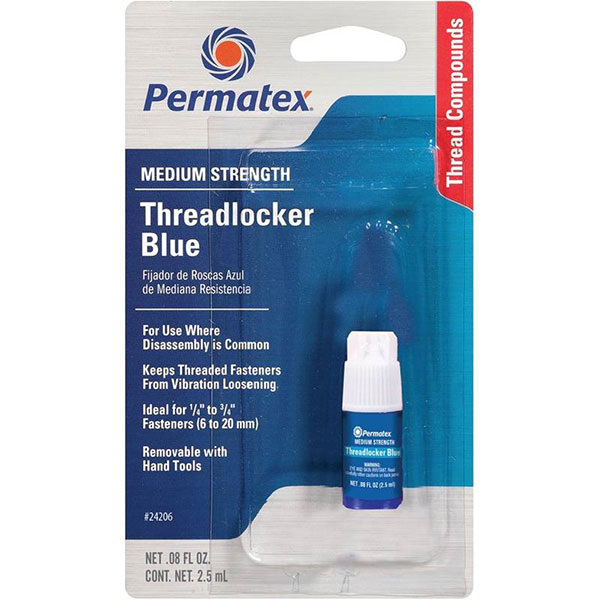 PERMATEX THREADLOCKER BLUE (0.8 OZ.)