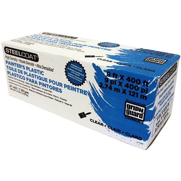 DROP CLOTH - POLY .31M 9 X 400