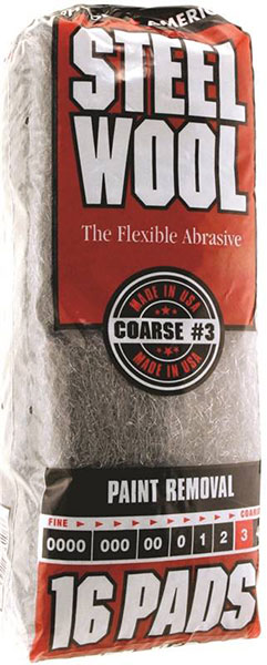 STEEL WOOL - #3 COARSE (16 PK.)