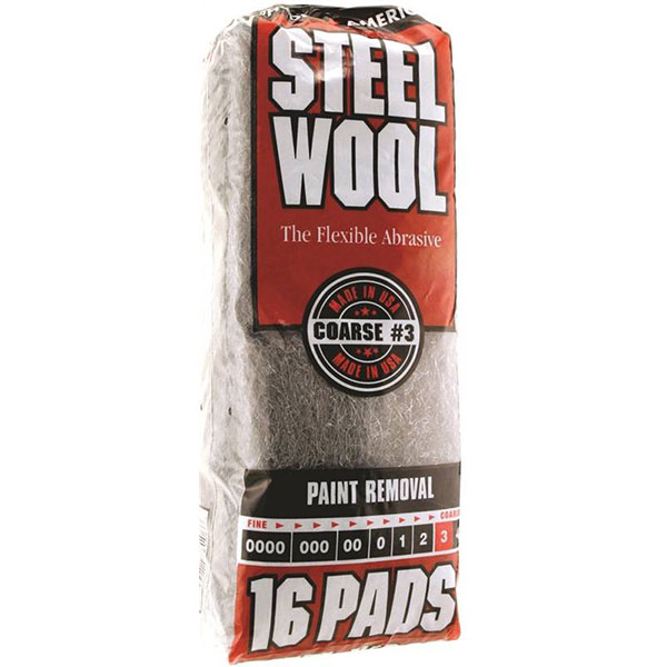 STEEL WOOL - #3 COARSE (16 PK.)