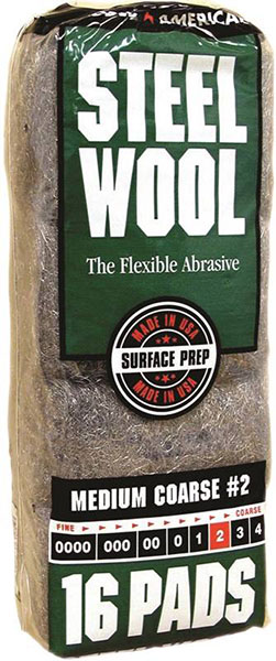 STEEL WOOL - #2 MEDIUM (16 PK.)