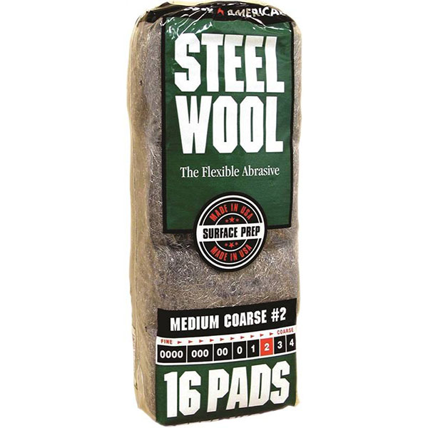 STEEL WOOL - #2 MEDIUM (16 PK.)