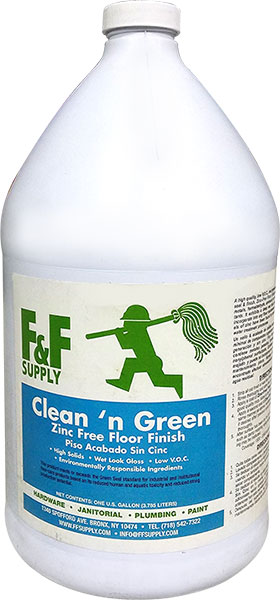 FLOOR FINISH - CLEAN N GREEN GAL