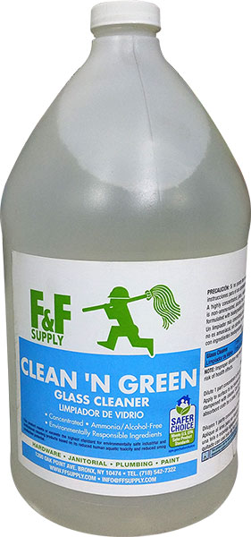 GLASS CLEANER - CLEAN N GREEN GL