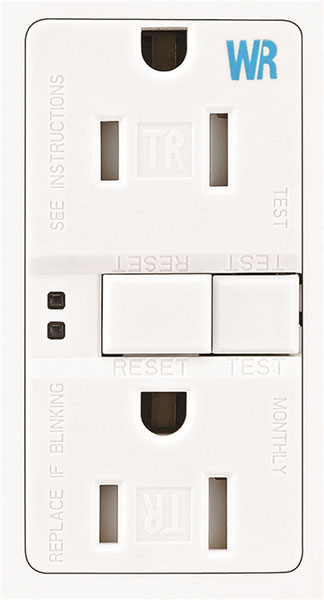 OUTLET - GFCI WH 15 AMP OUTDOOR