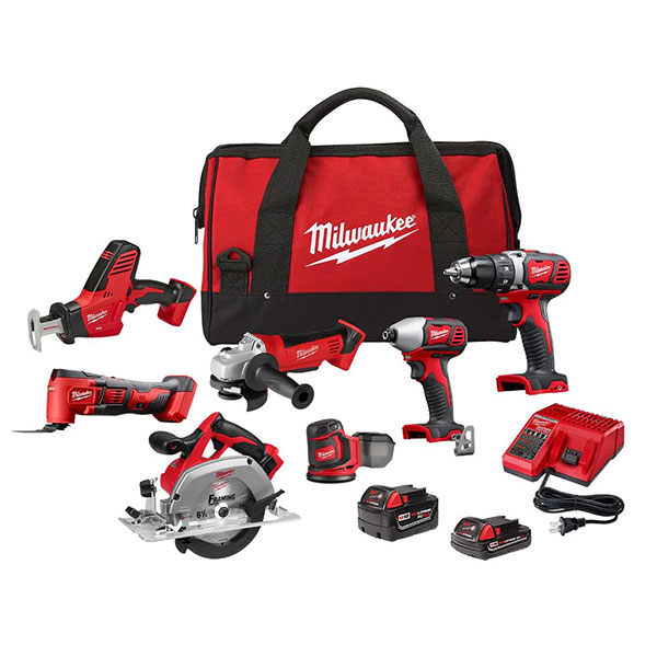 MILWAUKEE TOOL KIT - M18 COMBO 7 TOOL