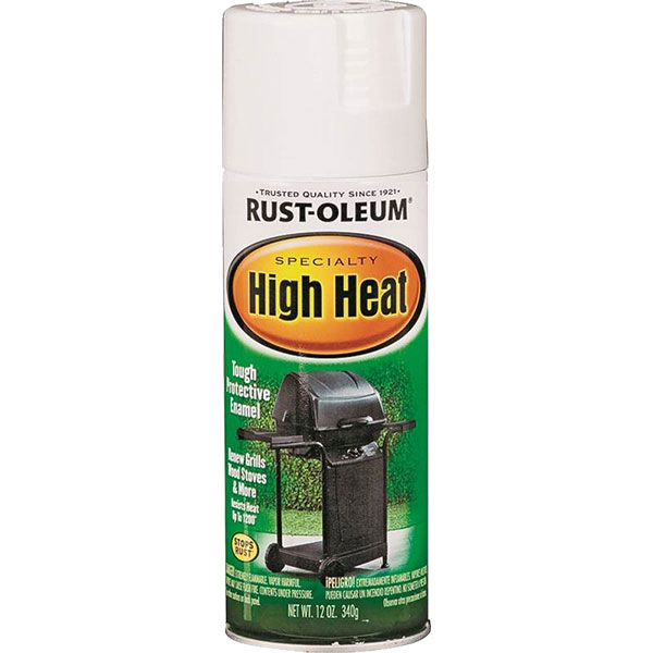 SPRAY PAINT - RUSTOLEUM HI HEAT WHITE