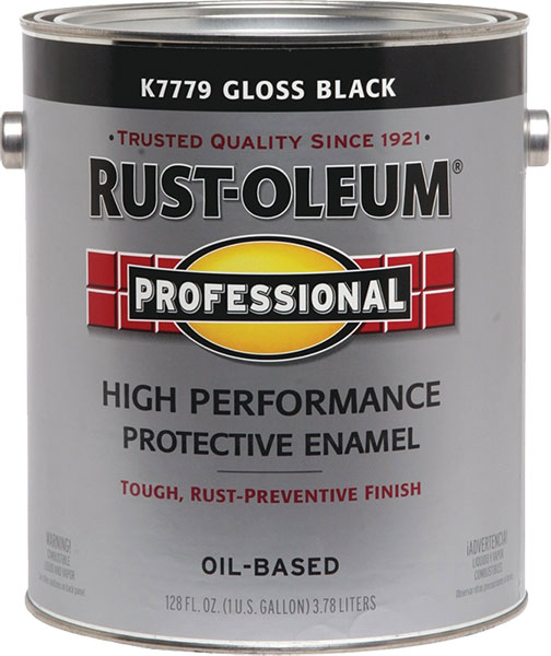 PAINT - RUSTOLEUM GLOSS BLACK ENAMEL (1 GAL.)