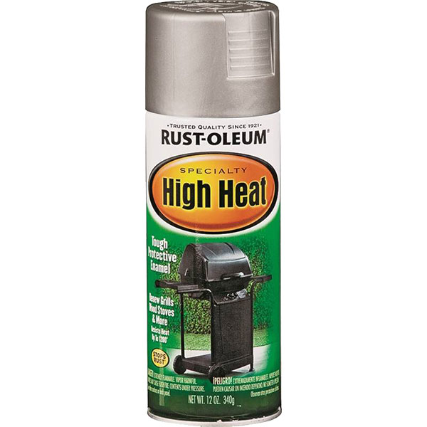 SPRAY PAINT - RUSTOLEUM HI HEAT SILVER