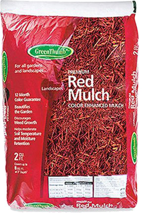 MULCH - RED 2 CU FT.