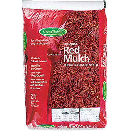 MULCH - RED 2 CU FT.