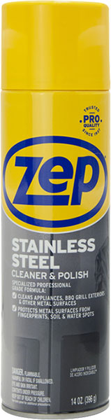 STAINLESS CLEANER - ZEP 14 OZ.