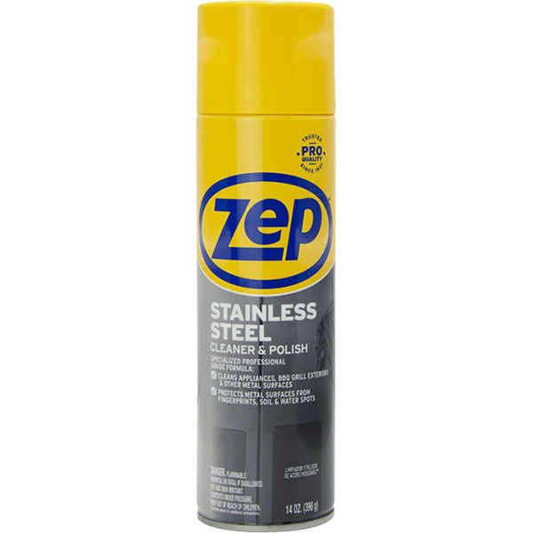 STAINLESS CLEANER - ZEP 14 OZ.