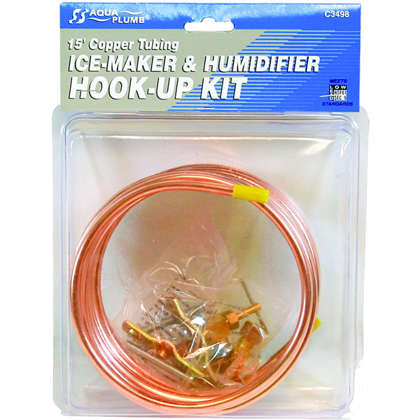 ICE MAKER KIT - 15' COPPER