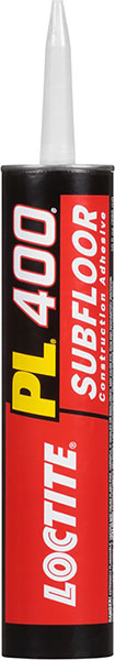 CAULK - PL400 SUBFLOOR ADHESIVE (28 OZ)