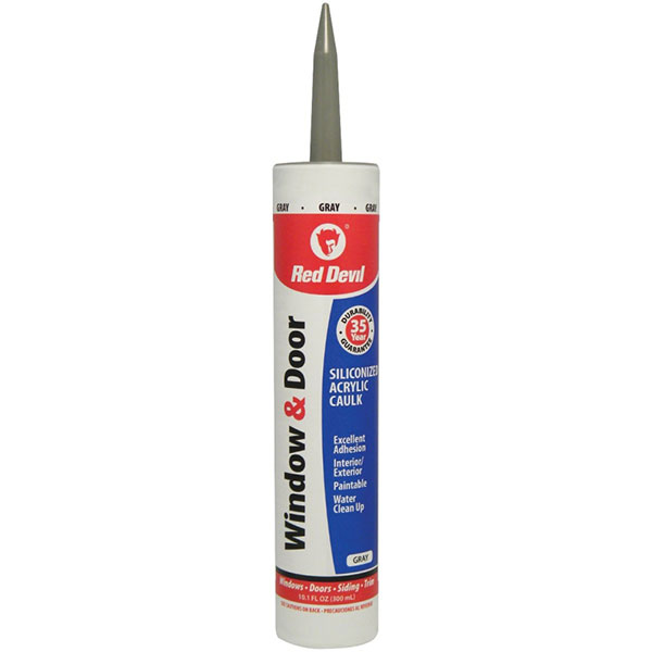 CAULK - ACRYL SIL GREY 10.1 OZ