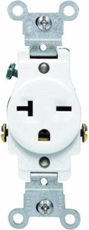 OUTLET - AC 20A-250V WHITE