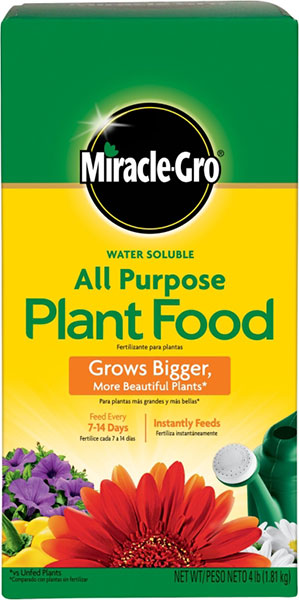 PLANT FOOD - MIRACLE GRO 4 LB.