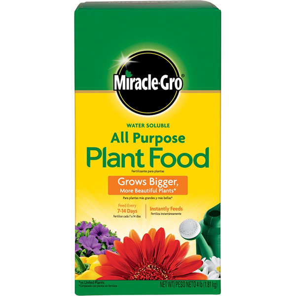 PLANT FOOD - MIRACLE GRO 4 LB.