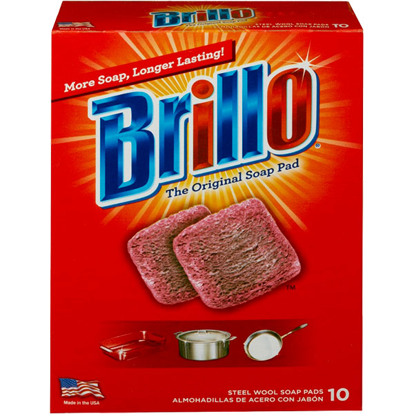 BRILLO - SOAP PAD PK/10