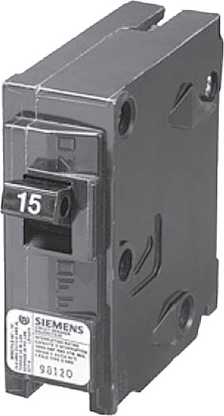 BREAKER - SINGLE POLE 15A