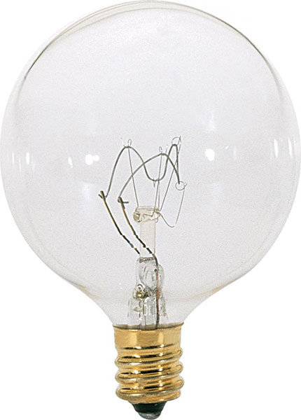 BULB - 25W G16 CLEAR CAND