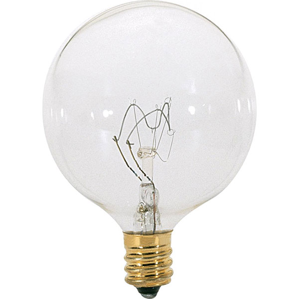 BULB - 25W G16 CLEAR CAND