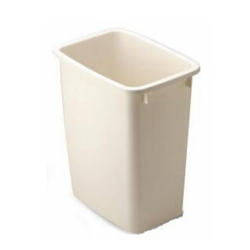 WASTEBASKET - 21 QT. BISQUE