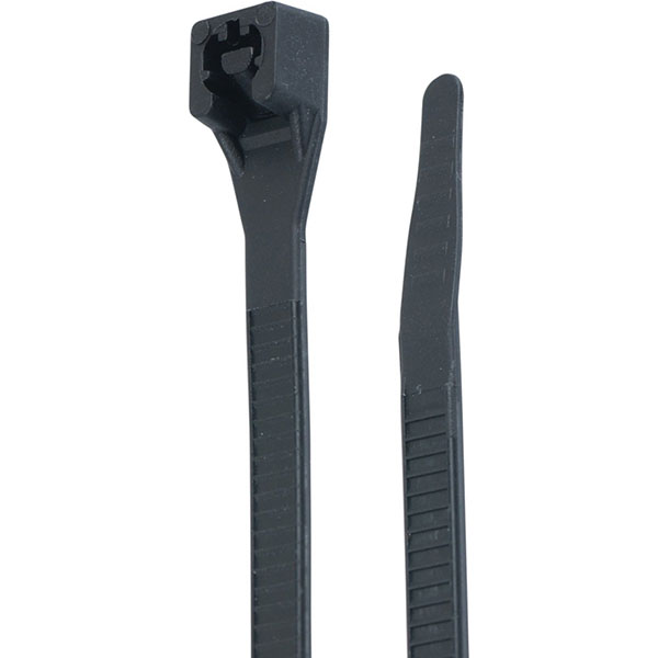 CABLE TIES - 8" BLACK PK/100