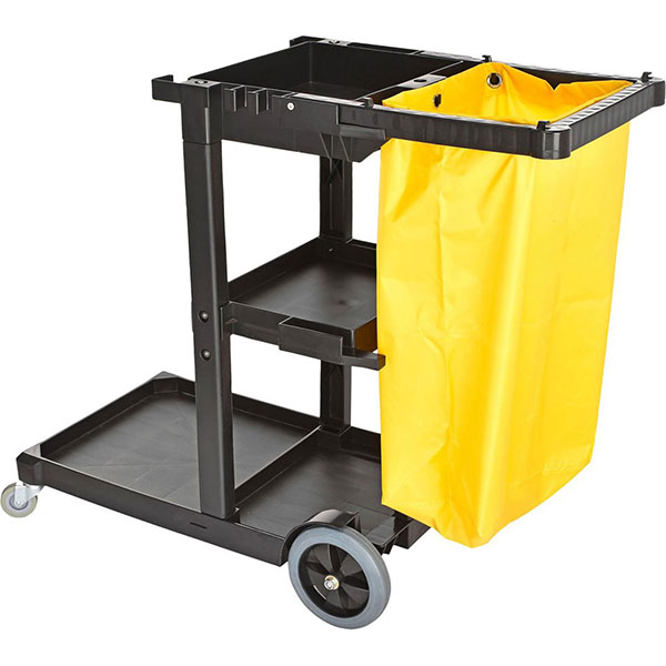 JANITORS CART - BLACK