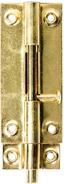 BARREL BOLT - 4" BRASS