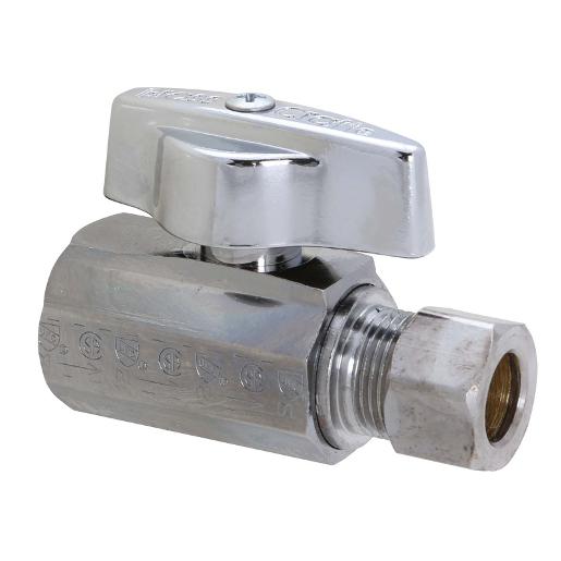 VALVE - 1/4T 3/8F X 3/8C STR METAL
