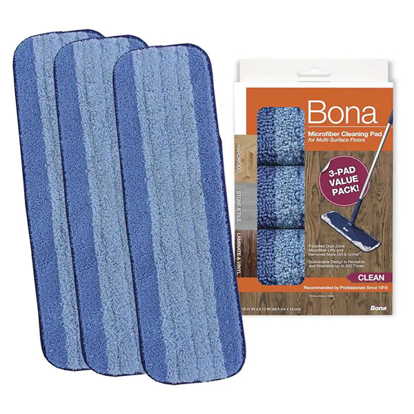 BONA - MICROFIBER PAD 3/PK