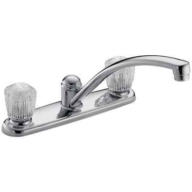 DECK FAUCET - DELTA 2 KNOB 