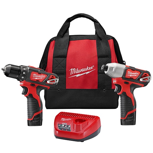 DRILL & IMPACT KIT - MILWAUKEE 18V