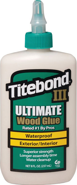 GLUE - WOOD TITEBOND 8 OZ.