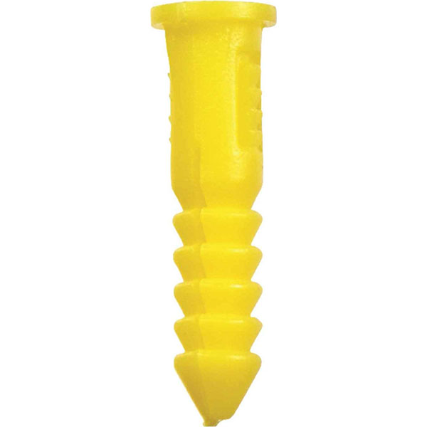 ANCHOR - PLASTIC RIBBED 6-8 X 7/8