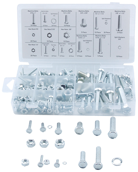 BOLT AND NUT - ASSORTMENT W/CASE
