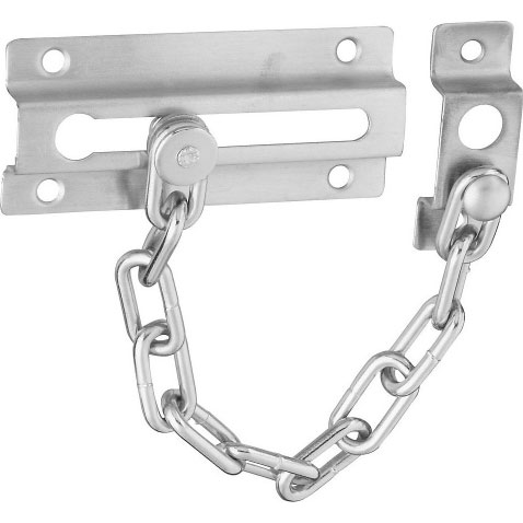 DOOR CHAIN - SATIN CHROME