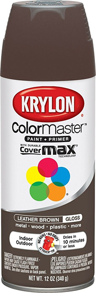 SPRAY PAINT - KRYLON BROWN LEATHER