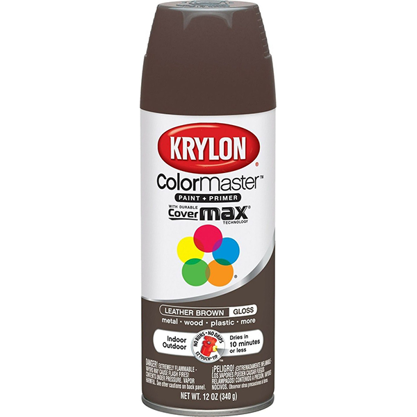 SPRAY PAINT - KRYLON BROWN LEATHER