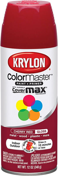 SPRAY PAINT - KRYLON CHERRY RED